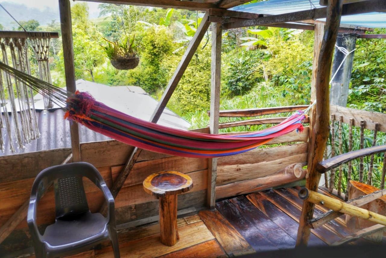 Habitacion Colibri, Pijao, Finca Flora Del Rio ภายนอก รูปภาพ